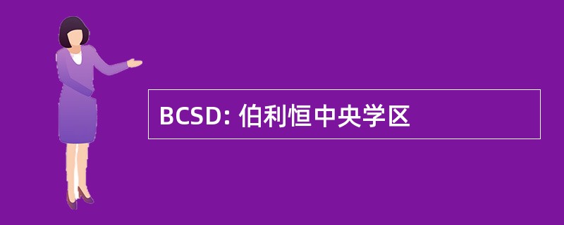 BCSD: 伯利恒中央学区