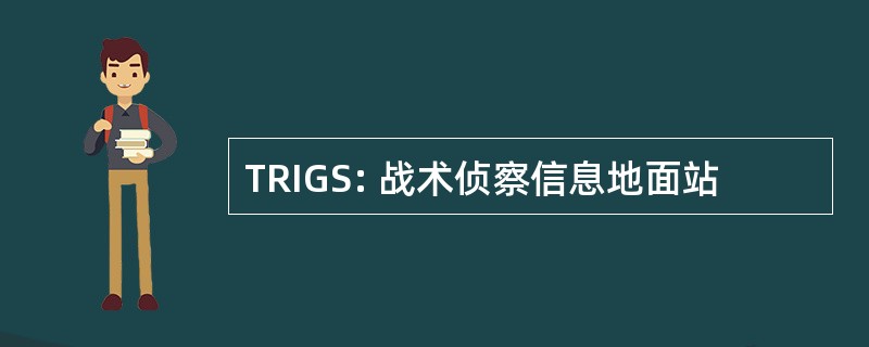 TRIGS: 战术侦察信息地面站