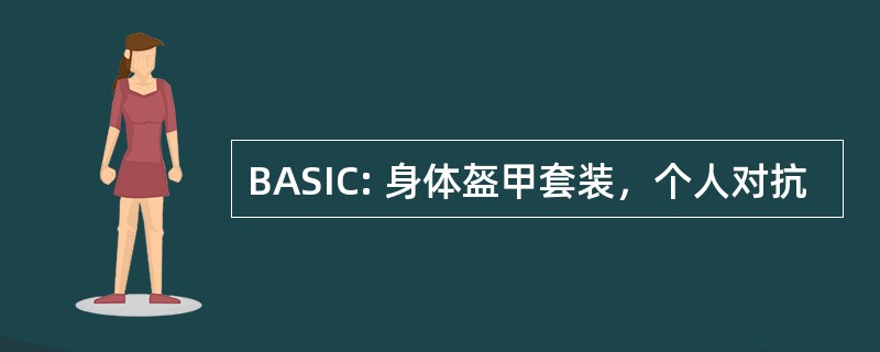 BASIC: 身体盔甲套装，个人对抗