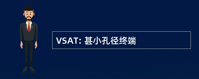 VSAT: 甚小孔径终端