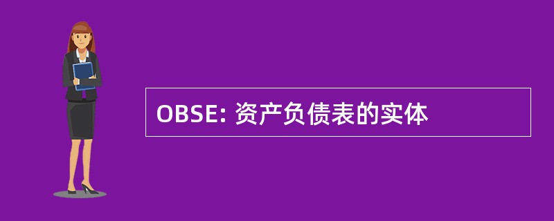 OBSE: 资产负债表的实体