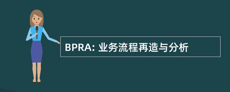 BPRA: 业务流程再造与分析