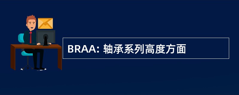 BRAA: 轴承系列高度方面