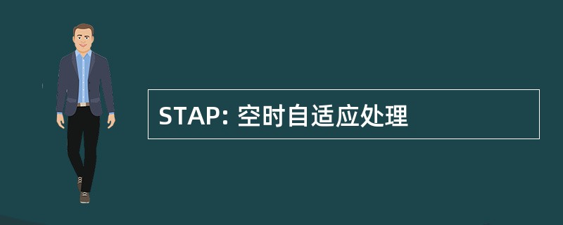 STAP: 空时自适应处理