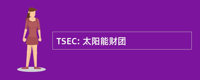 TSEC: 太阳能财团