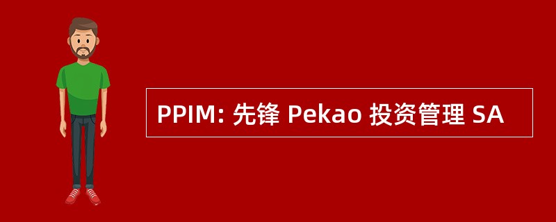 PPIM: 先锋 Pekao 投资管理 SA