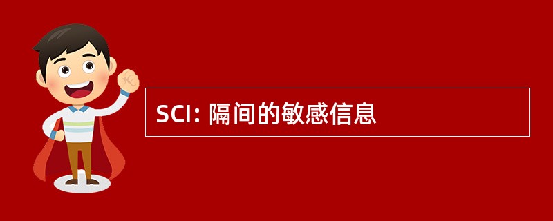 SCI: 隔间的敏感信息