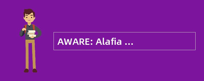 AWARE: Alafia 河流域地区恢复精力