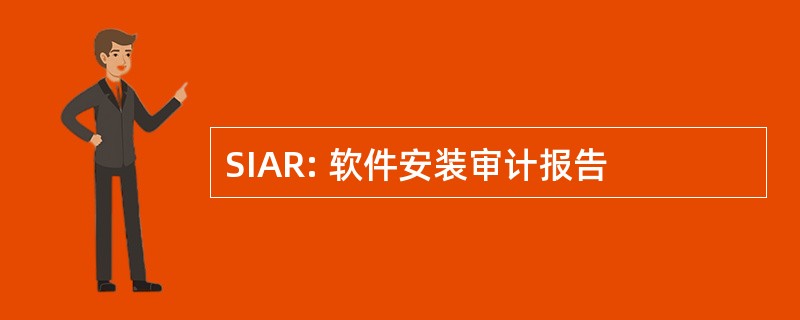 SIAR: 软件安装审计报告