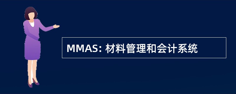 MMAS: 材料管理和会计系统