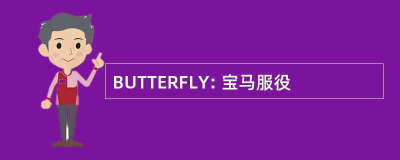 BUTTERFLY: 宝马服役