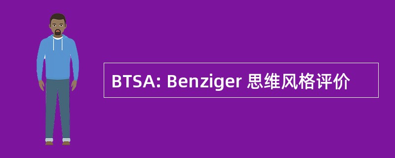 BTSA: Benziger 思维风格评价