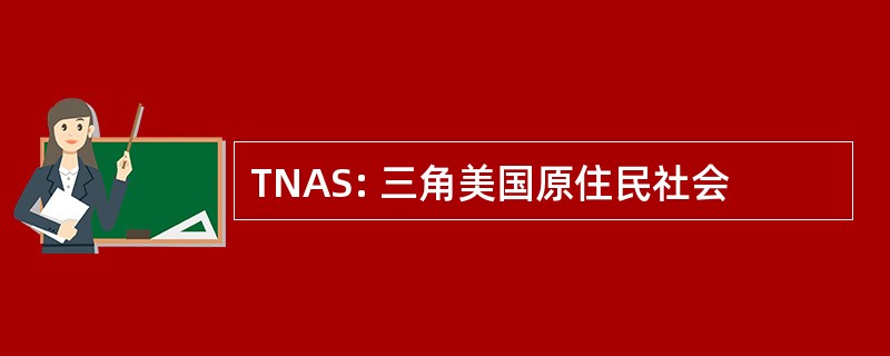 TNAS: 三角美国原住民社会