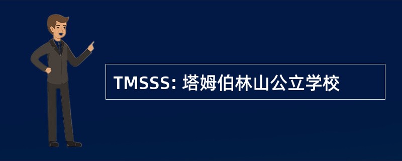 TMSSS: 塔姆伯林山公立学校