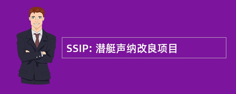 SSIP: 潜艇声纳改良项目