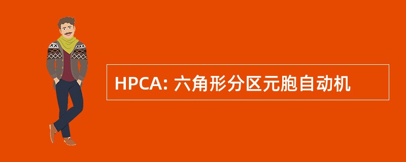 HPCA: 六角形分区元胞自动机