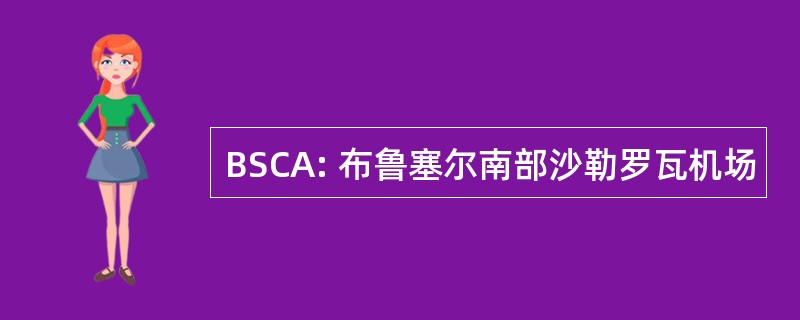 BSCA: 布鲁塞尔南部沙勒罗瓦机场