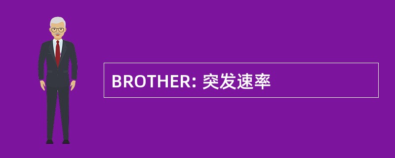 BROTHER: 突发速率