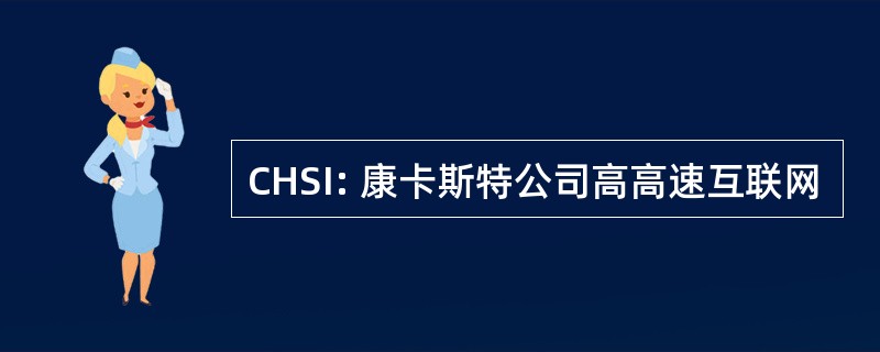 CHSI: 康卡斯特公司高高速互联网