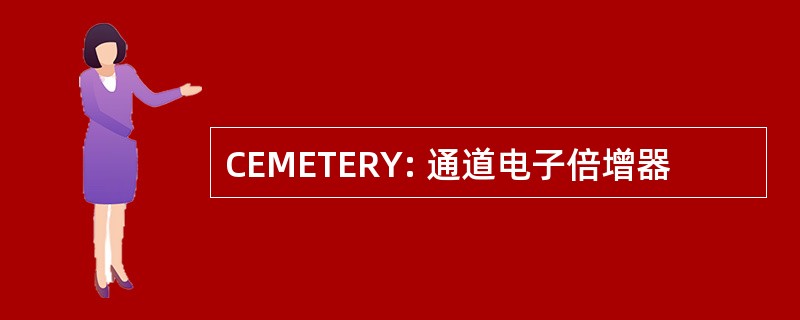 CEMETERY: 通道电子倍增器