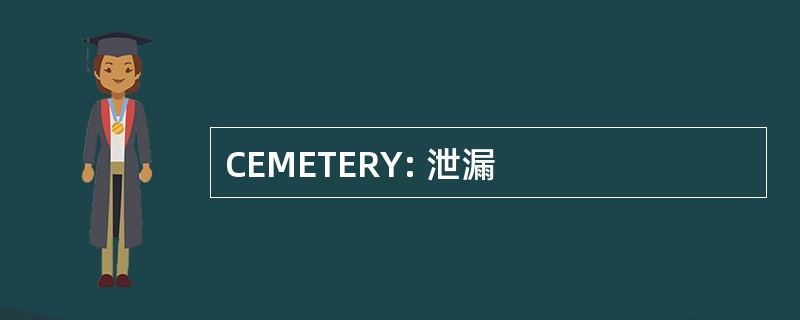 CEMETERY: 泄漏