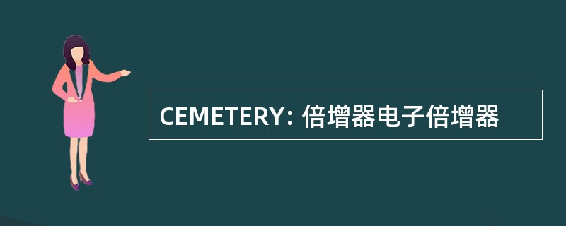 CEMETERY: 倍增器电子倍增器