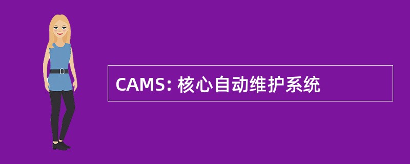 CAMS: 核心自动维护系统