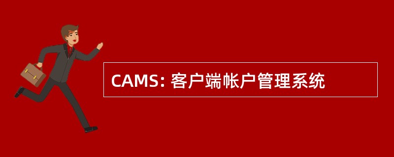 CAMS: 客户端帐户管理系统