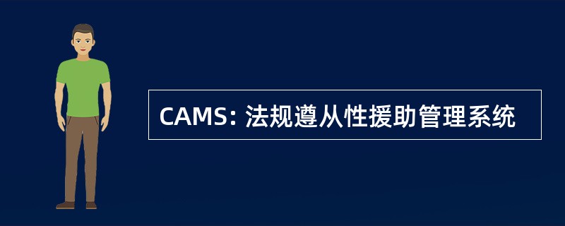 CAMS: 法规遵从性援助管理系统