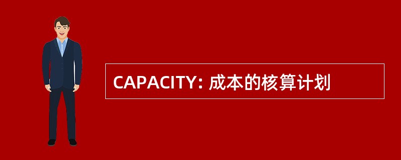 CAPACITY: 成本的核算计划