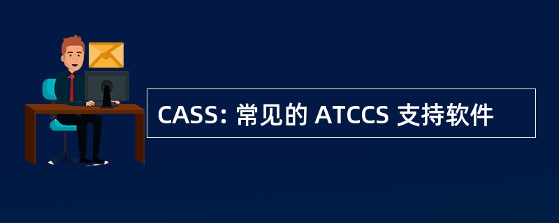 CASS: 常见的 ATCCS 支持软件