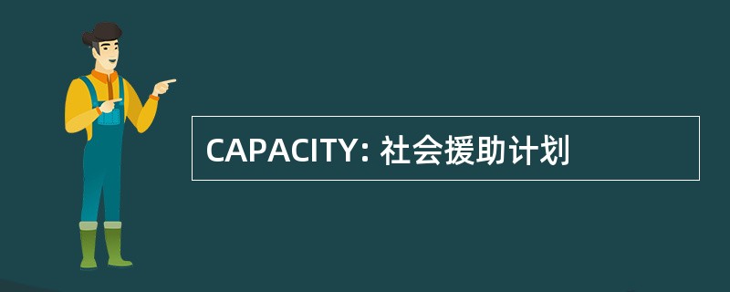 CAPACITY: 社会援助计划