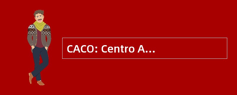 CACO: Centro Academico de Computacao