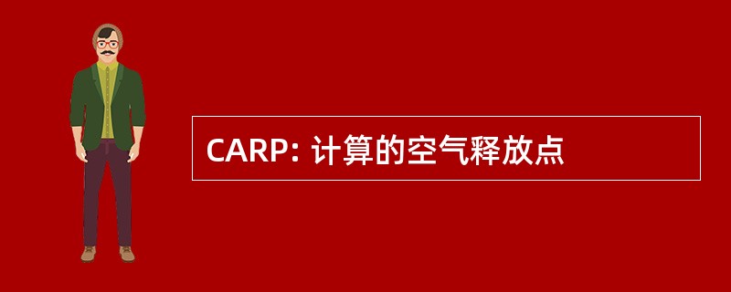 CARP: 计算的空气释放点