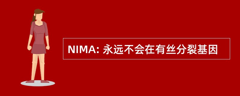 NIMA: 永远不会在有丝分裂基因