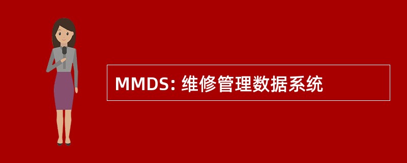 MMDS: 维修管理数据系统