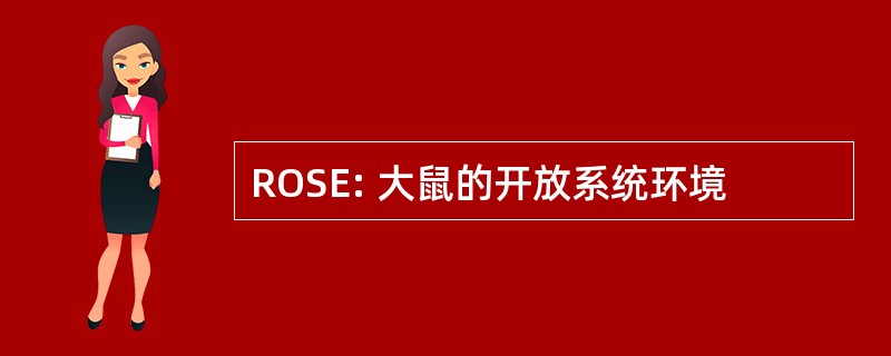 ROSE: 大鼠的开放系统环境