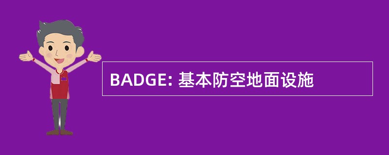 BADGE: 基本防空地面设施