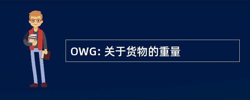 OWG: 关于货物的重量