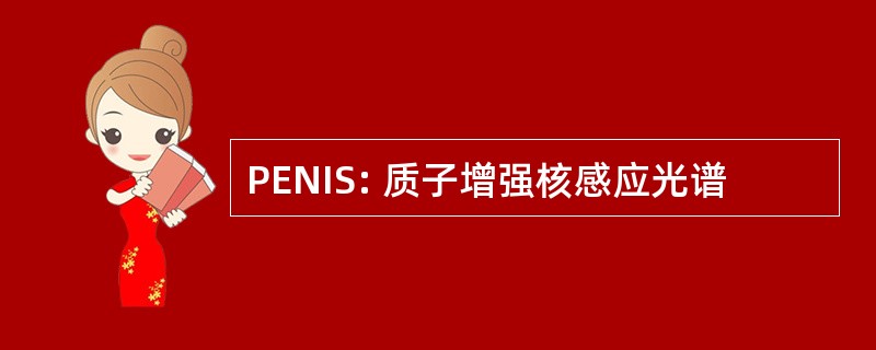 PENIS: 质子增强核感应光谱