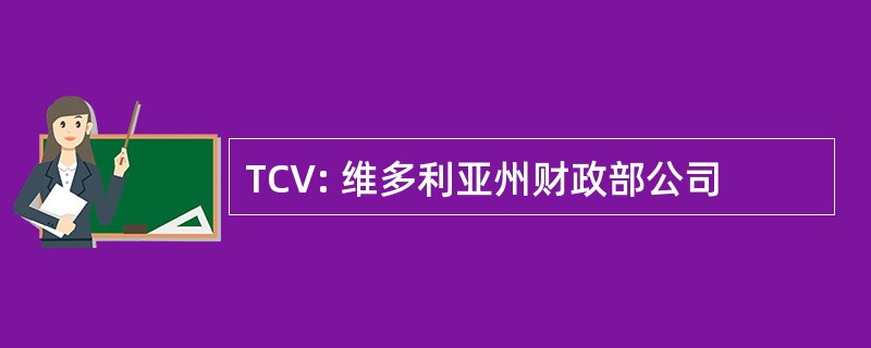 TCV: 维多利亚州财政部公司