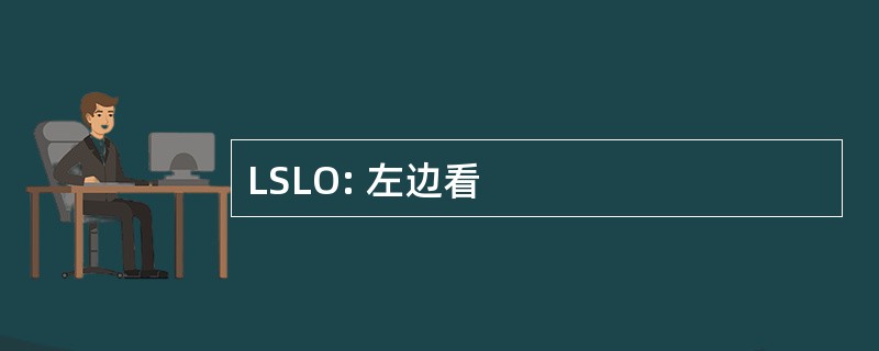 LSLO: 左边看