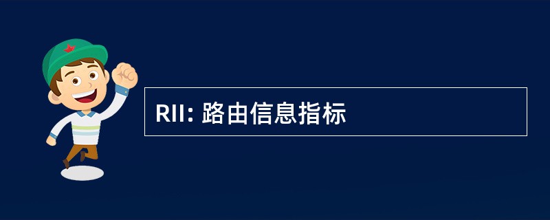 RII: 路由信息指标