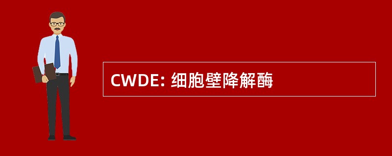 CWDE: 细胞壁降解酶