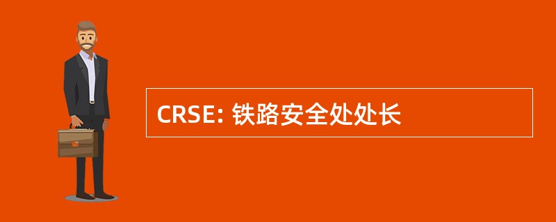 CRSE: 铁路安全处处长