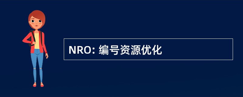 NRO: 编号资源优化