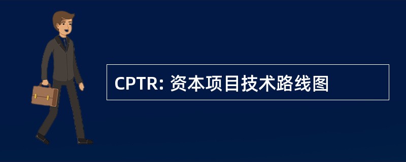 CPTR: 资本项目技术路线图