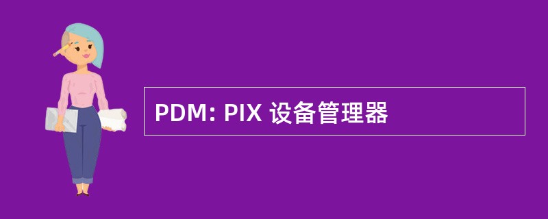 PDM: PIX 设备管理器