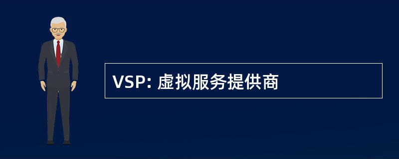 VSP: 虚拟服务提供商