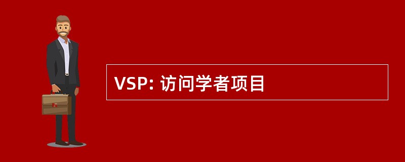 VSP: 访问学者项目